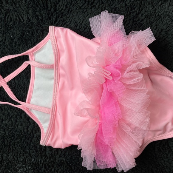 Healthtex Pink cat swimsuit 12 mos - Picture 3 of 6